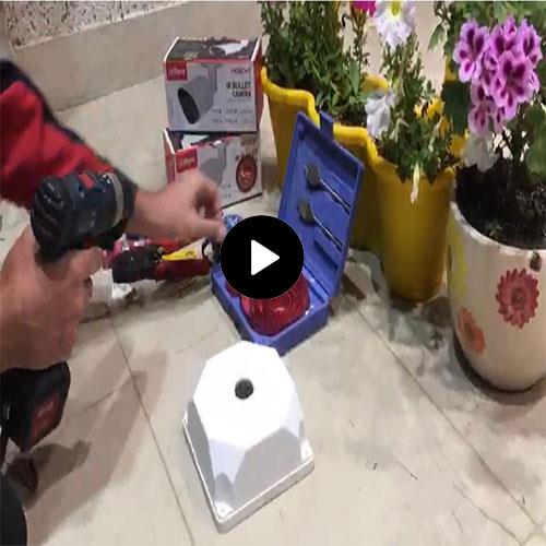 نحوه نصب کمباکس روی دوربین مداربسته نحوه نصب کمباکس روی دوربین مداربسته